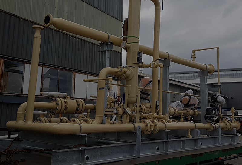 1 off Fuel Gas Skid, Structural Steel & Pipe Spooling for Wasco/Westside